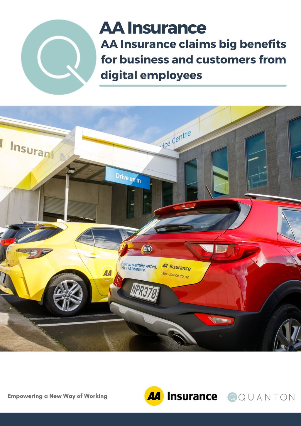 AA Insurance: Big Benefits from Digital Employees Quanton Case Study
